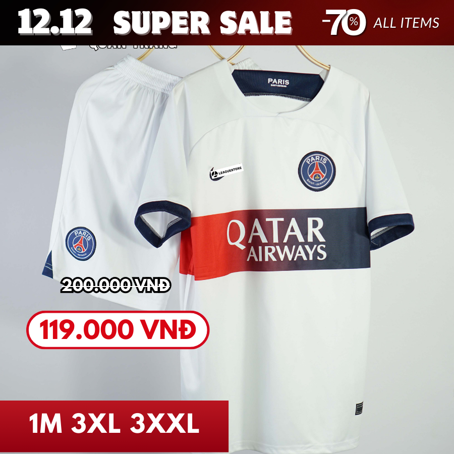 PSG SÂN KHÁCH MÀU TRẮNG 23/24