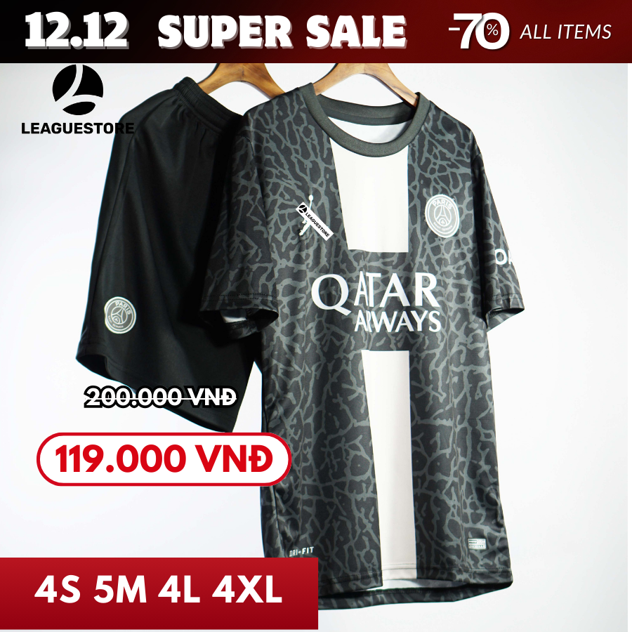 PSG SÂN KHÁCH MÀU ĐEN  23/24