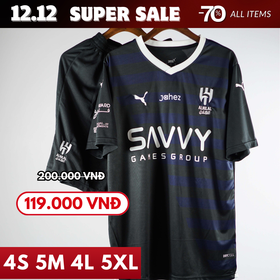AL HILAL SÂN KHÁCH MÀU XANH ĐEN 23/24