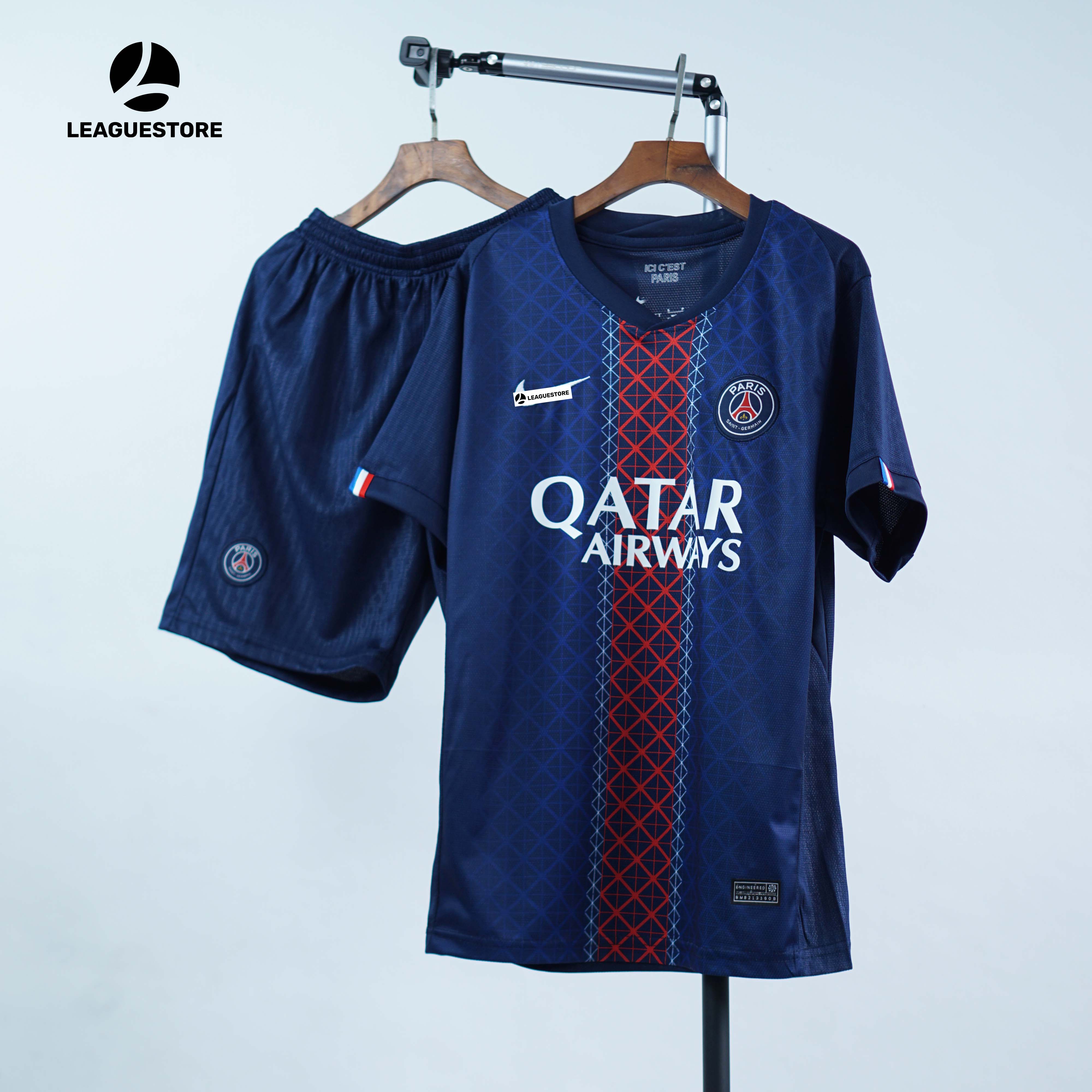 Áo Đấu PSG Sân Nhà 2025/26 – Họa Tiết Tháp Eiffel 3D