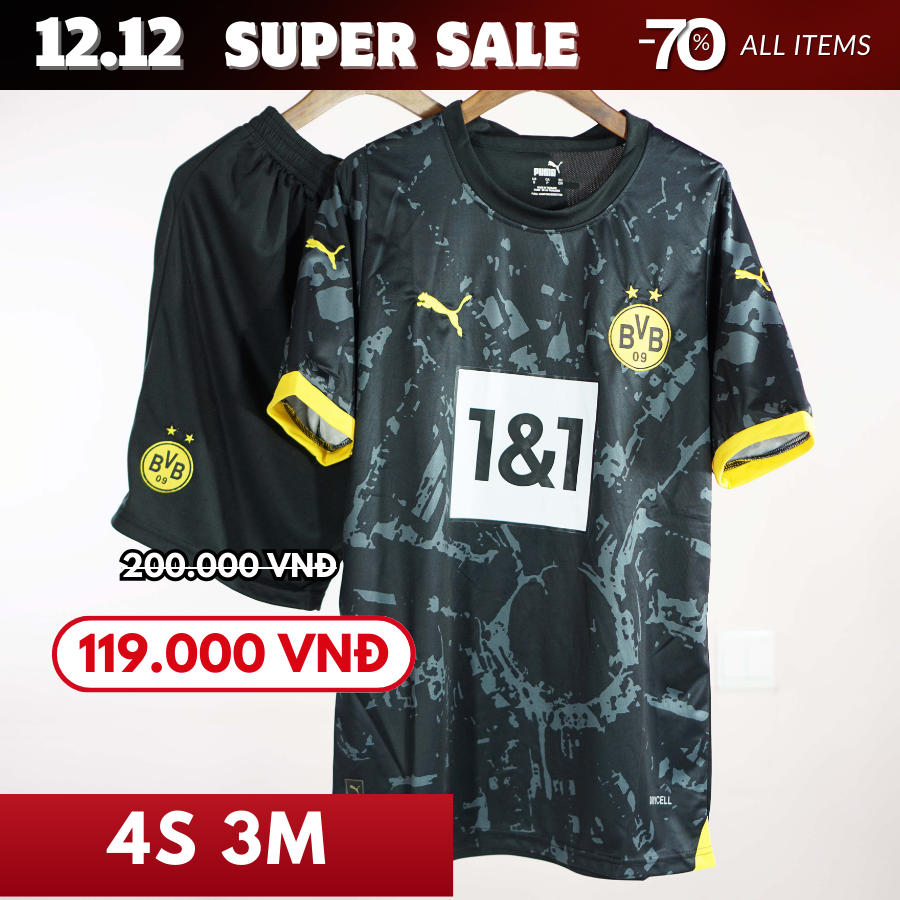 DORTMUND SÂN KHÁCH MÀU ĐEN 23/24