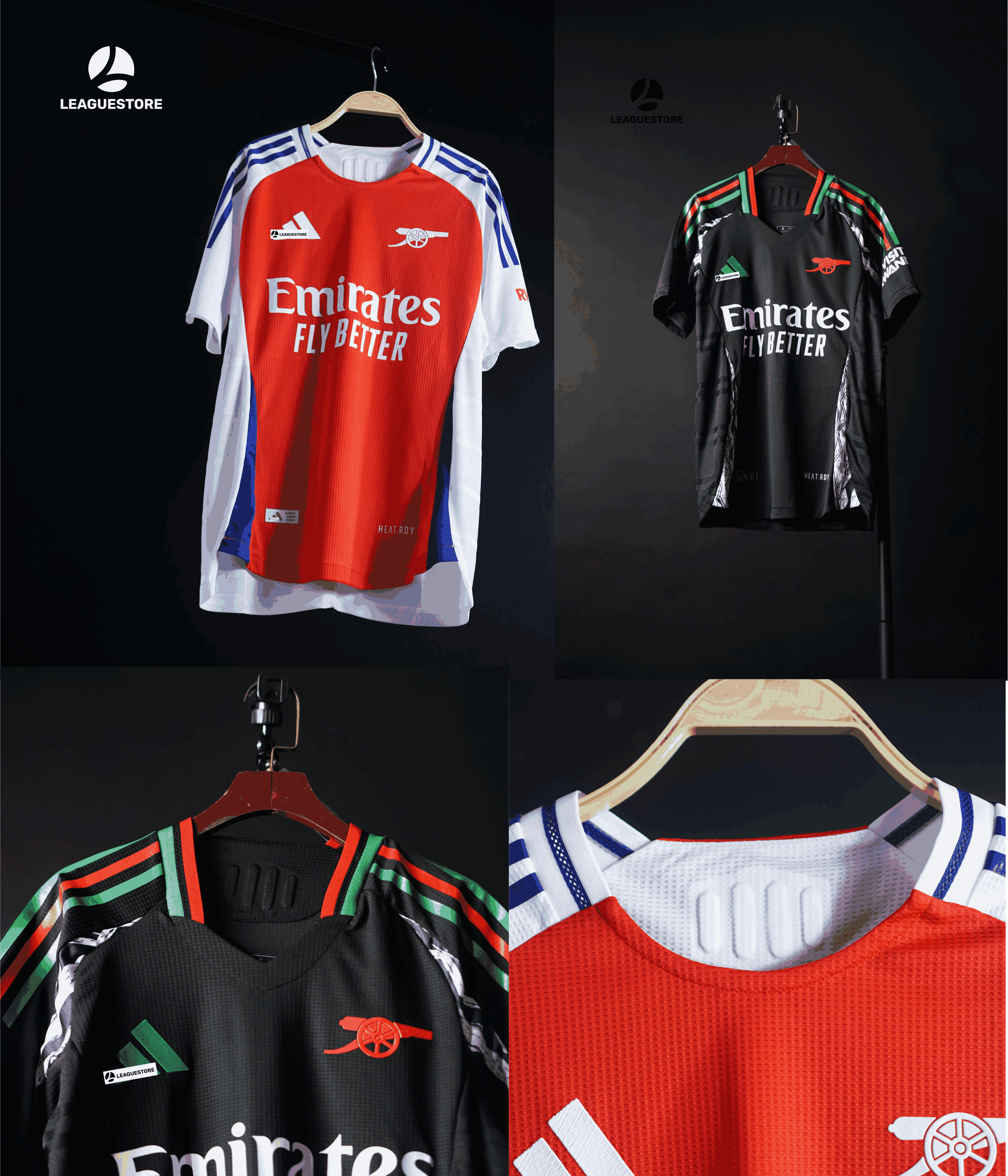 Bộ Áo Đấu Arsenal Sân Khách 24/25 – Phiên Bản Player Cao Cấp