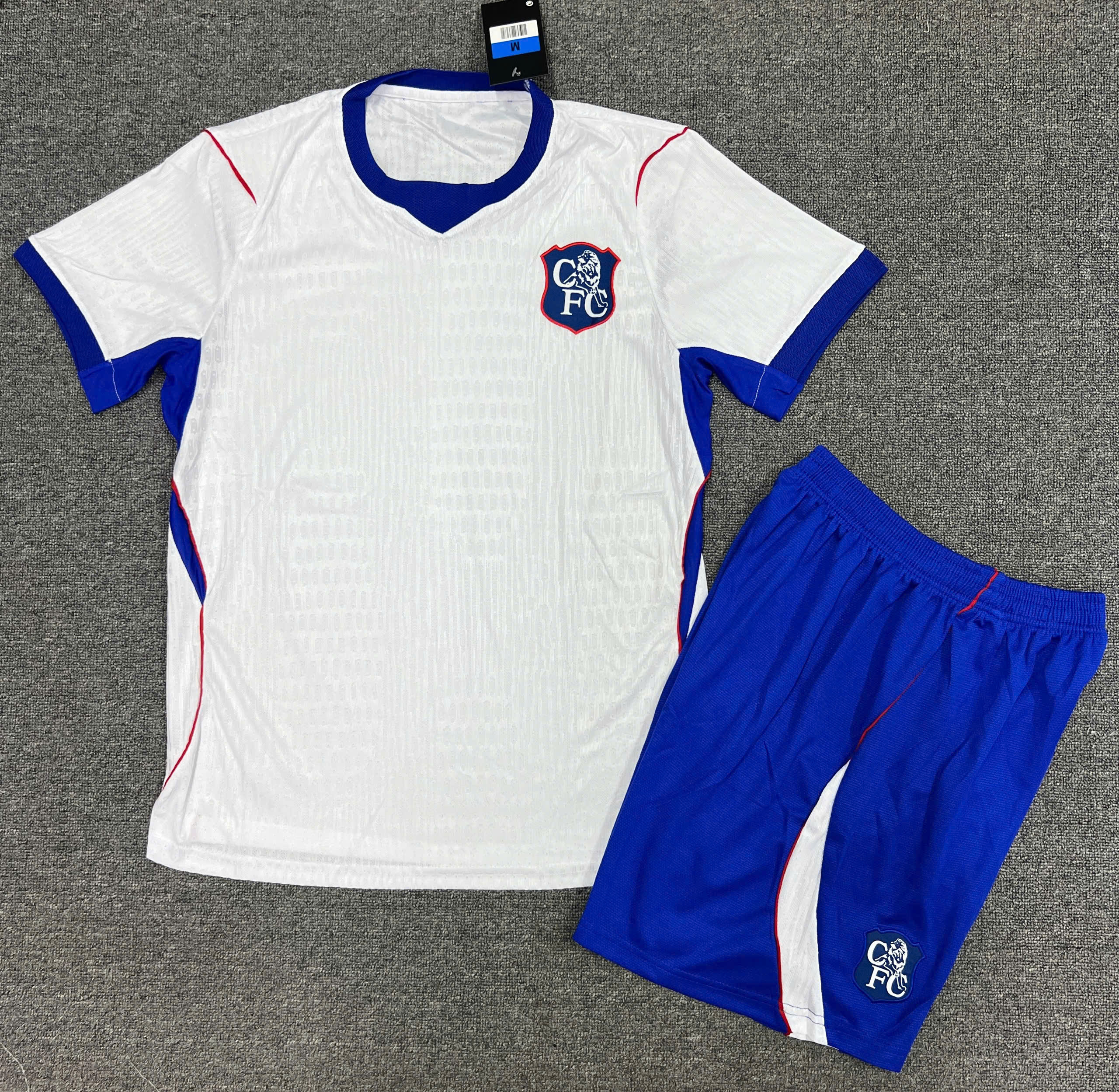 Bộ Quần Áo Chelsea Trắng Xanh Đỏ – Bản Fan 🔵⚪🔴