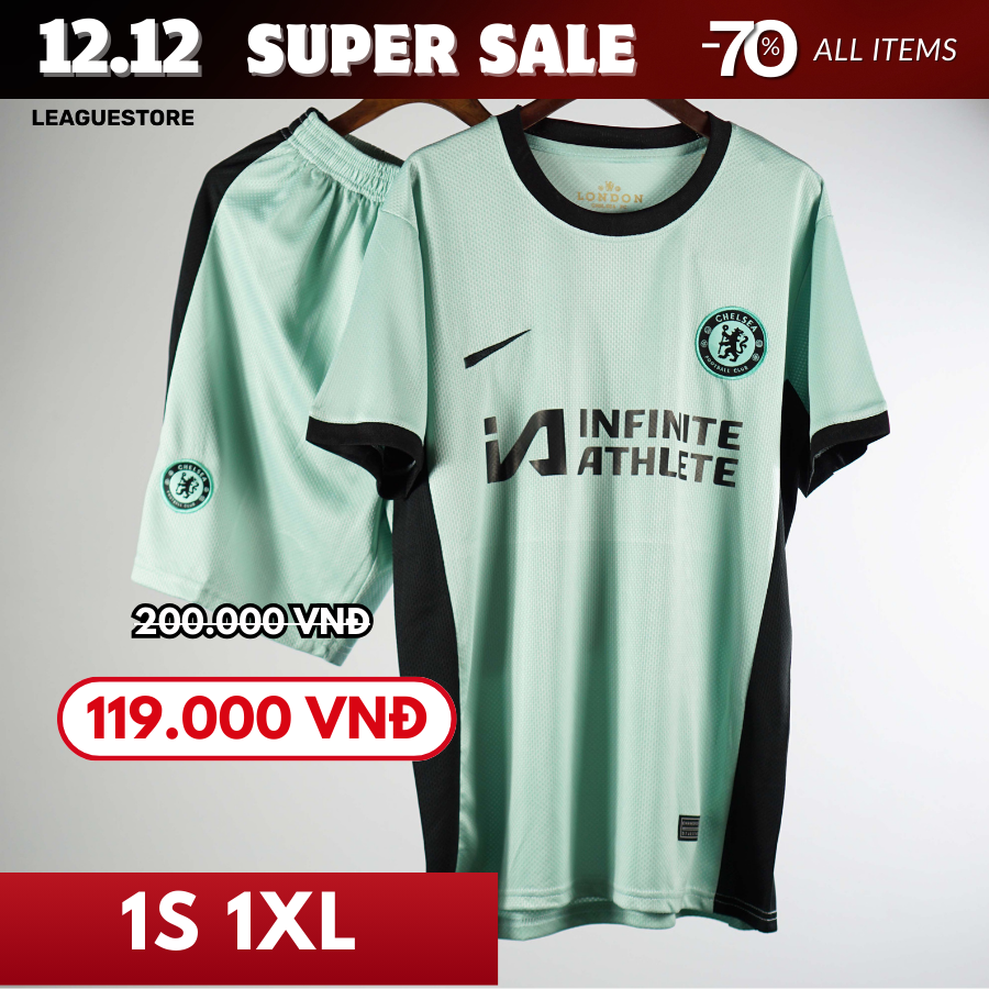 CHELSEA SÂN KHÁCH MÀU XANH NGỌC 23/24