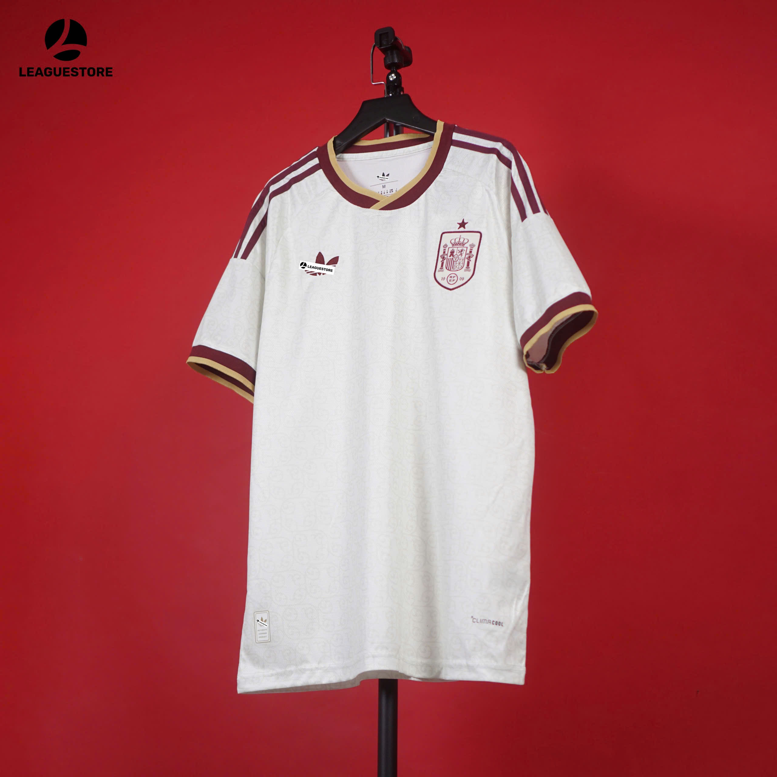 Áo Đấu Tuyển Tây Ban Nha Sân Khách World Cup 2026/27 – Bản Fan Logo Thêu & Cao Su 🇪🇸