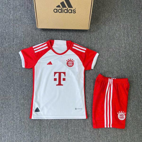 Bộ Áo Bayern Munich Trẻ Em Sân Nhà 2023/24