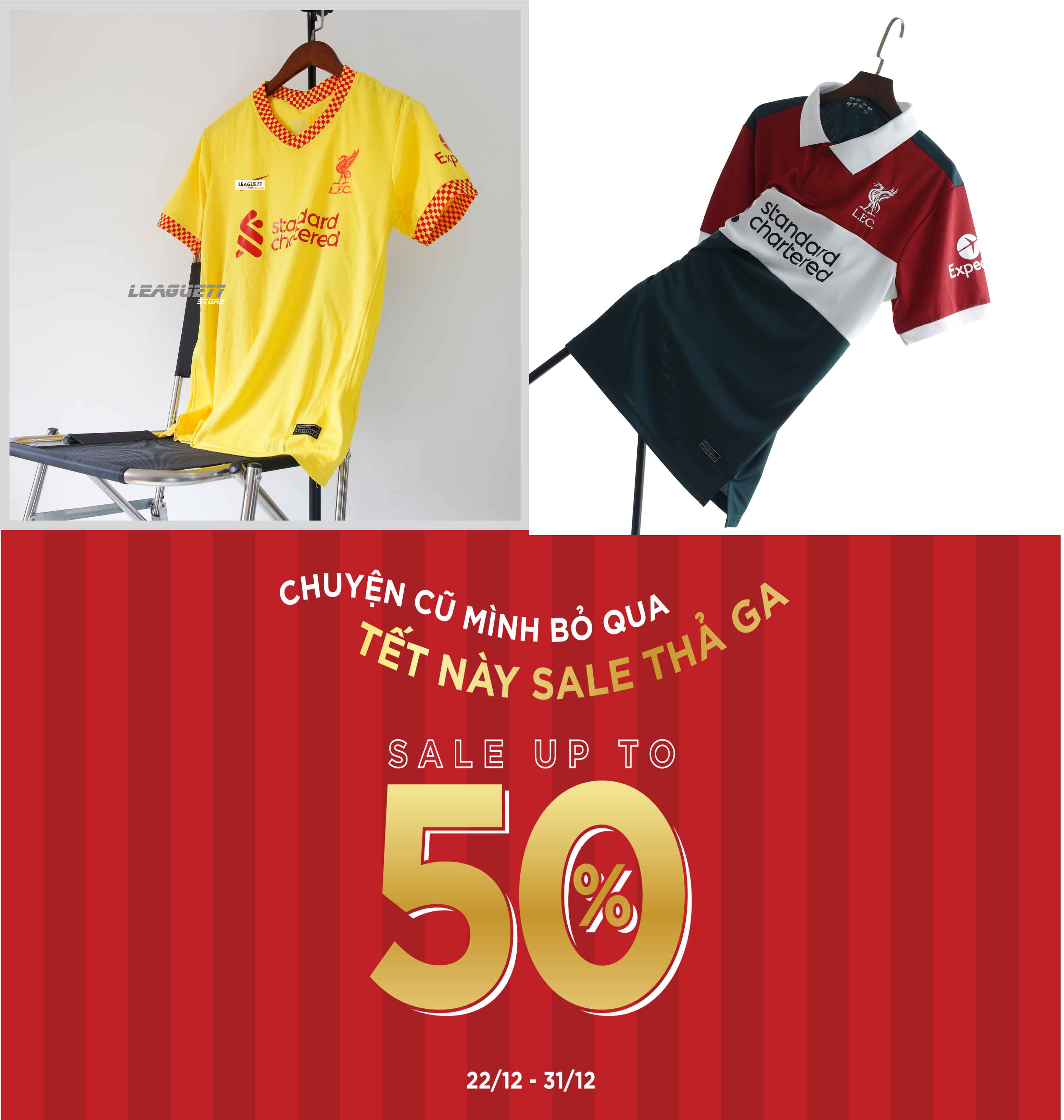 [SALE] Bộ Áo Đấu LIVERPOOL mùa 21/22