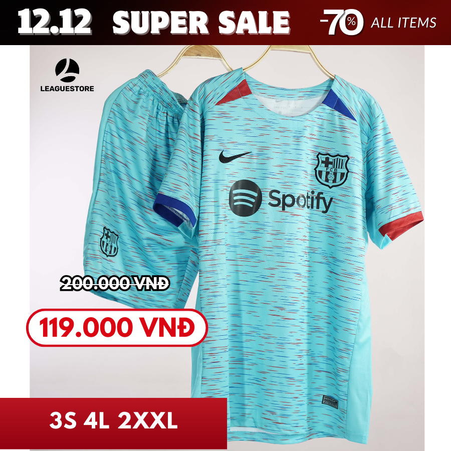 BARCA SÂN KHÁCH MÀU XANH NGỌC 23/24