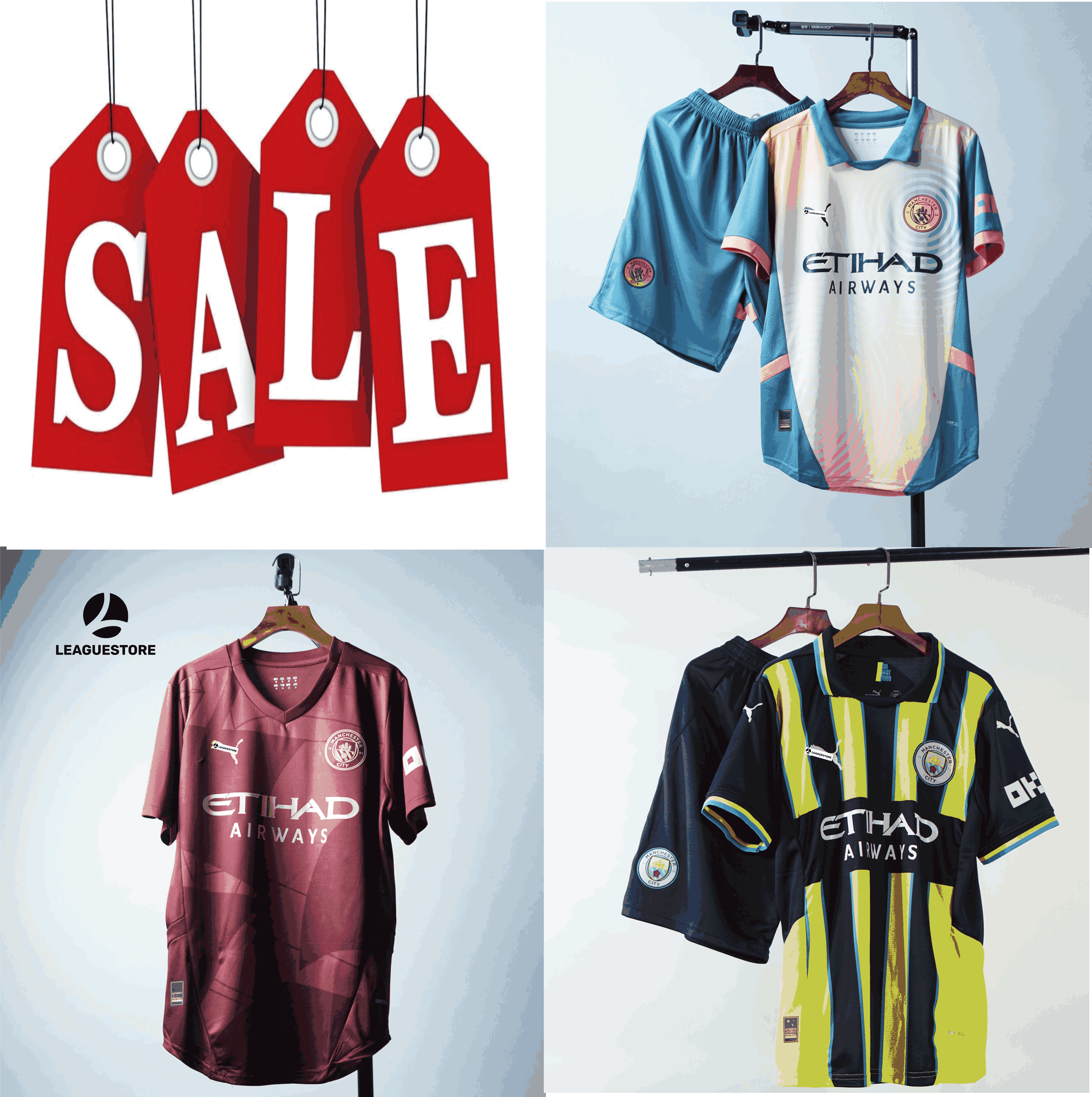 [sale] Bộ Quần Áo Manchester City 2024/25