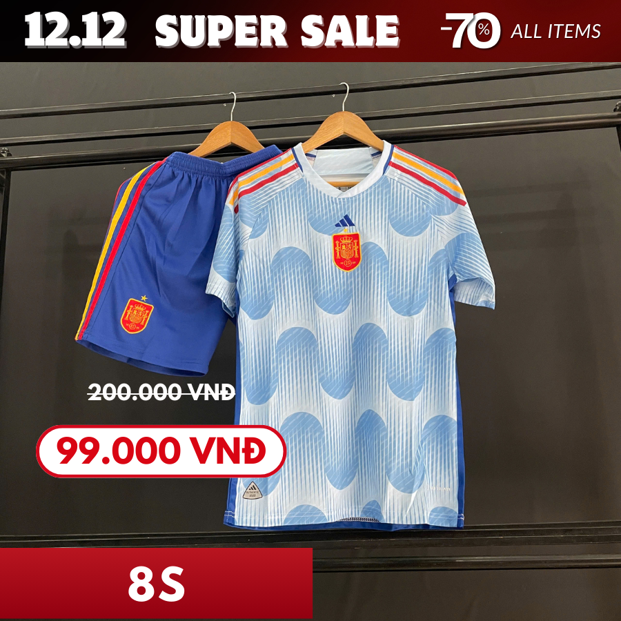 TÂY BAN NHA SÂN KHÁCH MÀU TRẮNG HỌA TIẾT 23/24