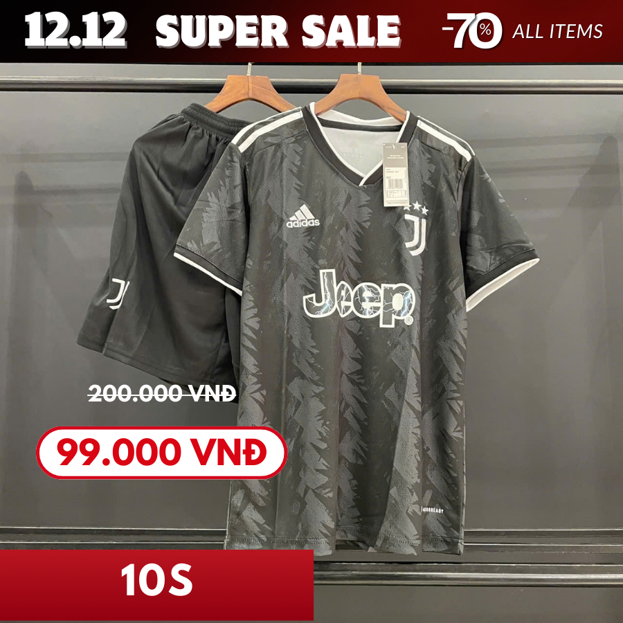 JUV SÂN KHÁCH MÀU ĐEN MÙA 22/23