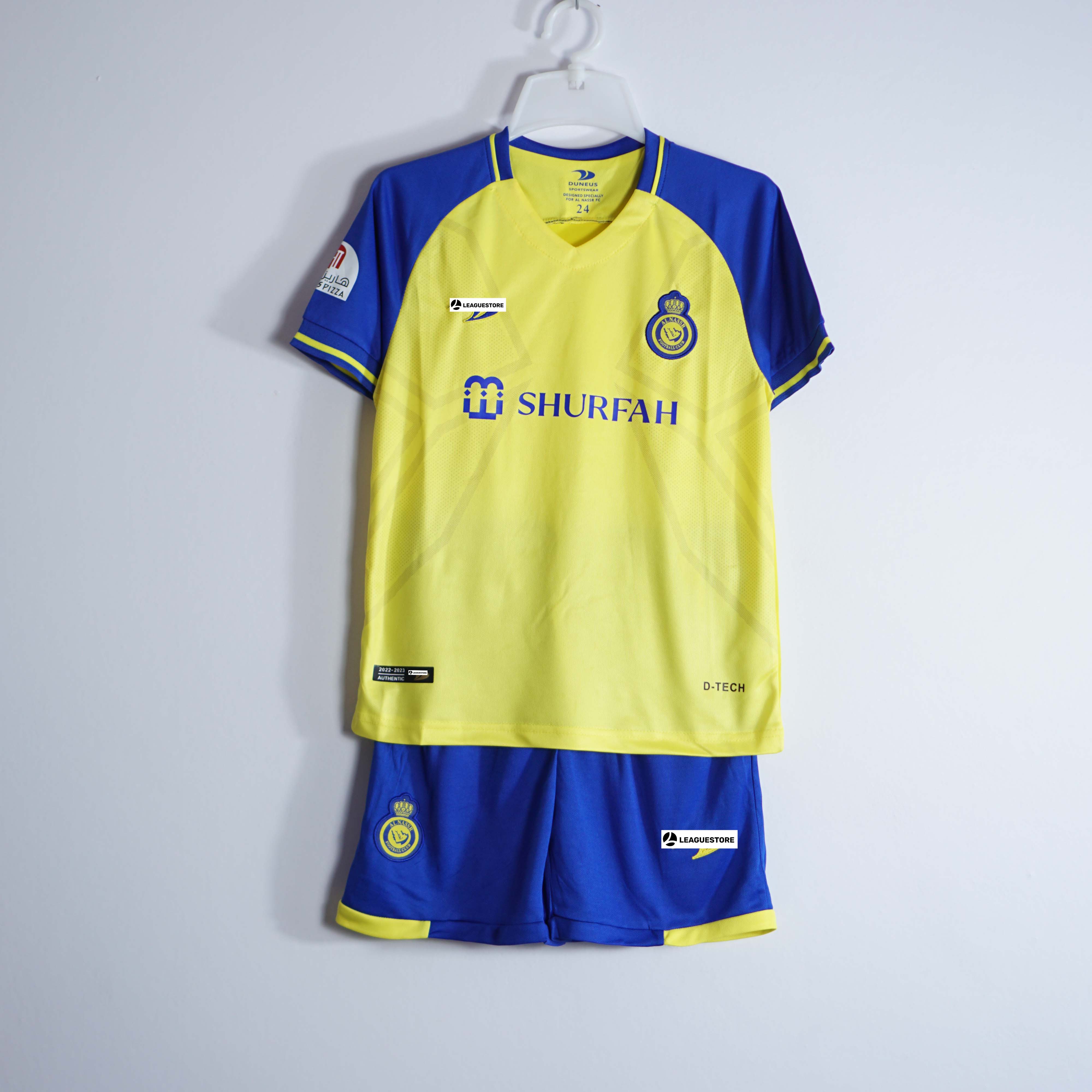 Bộ Áo Đấu Trẻ Em Al-Nassr Sân Nhà 2022/23