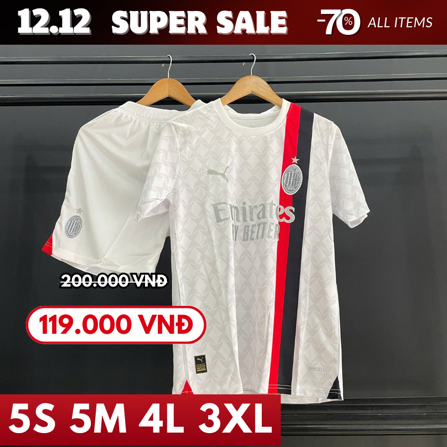 AC MILAN TRẮNG HỌA TIẾT 23/24